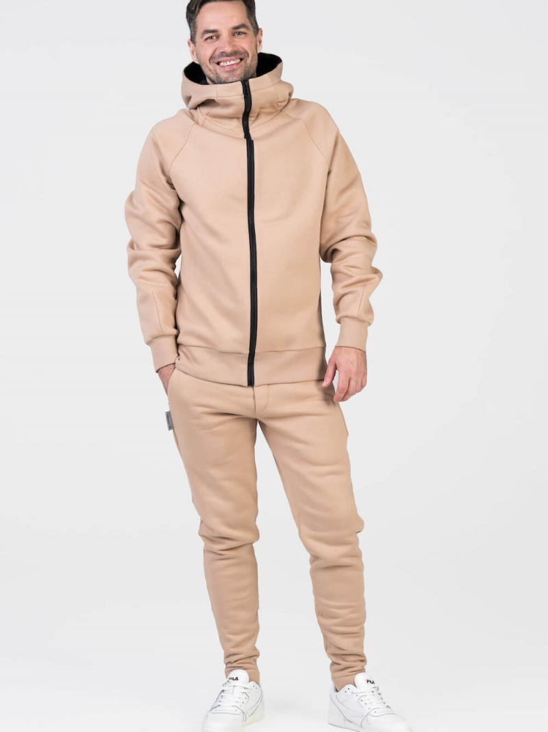 Džemperio su užtrauktuku ir kelnių komplektas