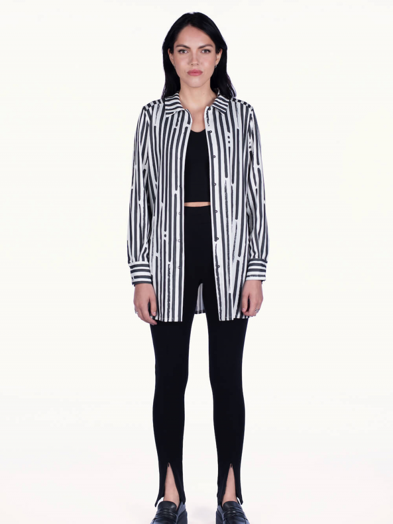 nebūknuoga dryžuoti marškiniai