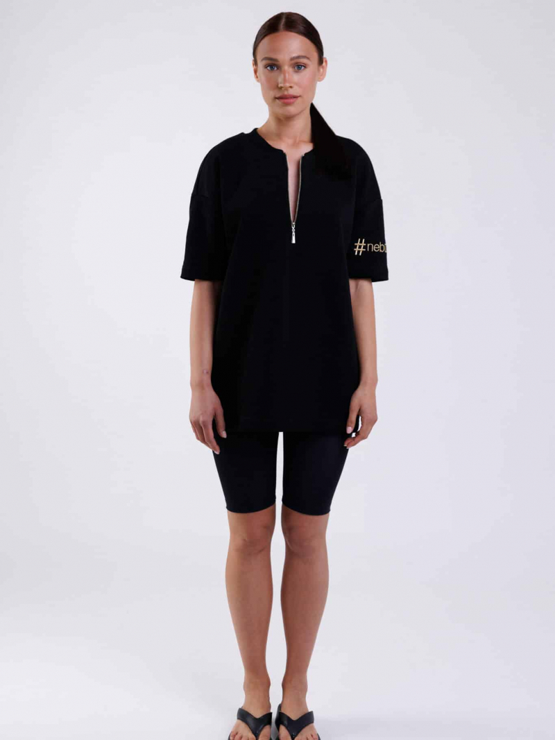 Trikotažiniai Oversized marškinėliai